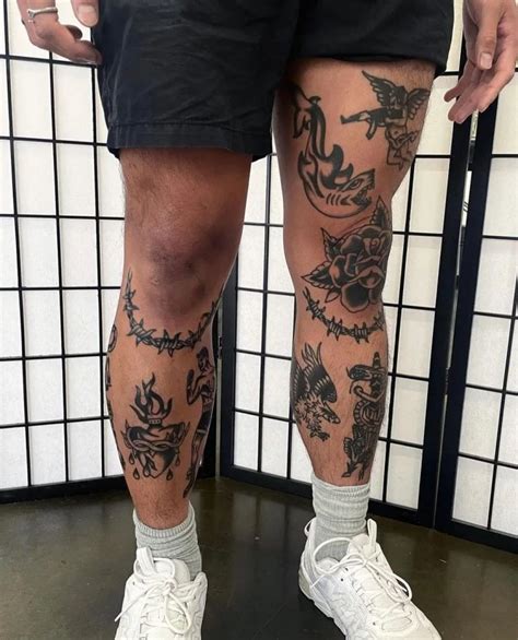 leg tattoos for guys|Leg Tattoos For Men Inspiration Guide (2023) • Body。